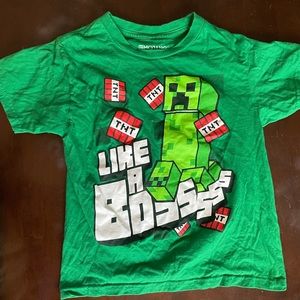 Boys Minecraft tee 5/$20